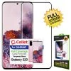 SGSAMS20F - Samsung Galaxy S20 Full Coverage Screen Protector, Premium Ultra-Thin Tempered Glass Screen Protector For Samsung Galaxy S20 (0.3mm) By Cellet