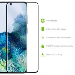 SGSAMS20PF - Samsung Galaxy S20+ Full Coverage Screen Protector, Premium Ultra-Thin Tempered Glass Screen Protector For Samsung Galaxy S20 Plus (0.3mm) By Cellet Full Catalog 12 SGSAMS20PF - Samsung Galaxy S20+ Full Coverage Screen Protector, Premium Ultra-Thin Tempered Glass Screen Protector For Samsung Galaxy S20 Plus (0.3mm) By Cellet Full Catalog