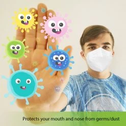 Cellet Full Catalog MKN952 - 2 Pack Disposable Face Masks, Single Use Breathable KN95 Face Mask Protects Against Germs, Dust And Pollen With Comfortable Elastic Ear Loops (for General Use)