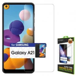 SGSAMA21 - Samsung Galaxy A21 Tempered Glass Screen Protector, Premium 0.3mm Tempered Glass Screen Protector For Samsung Galaxy A21 (9H Hardness) By Cellet Full Catalog