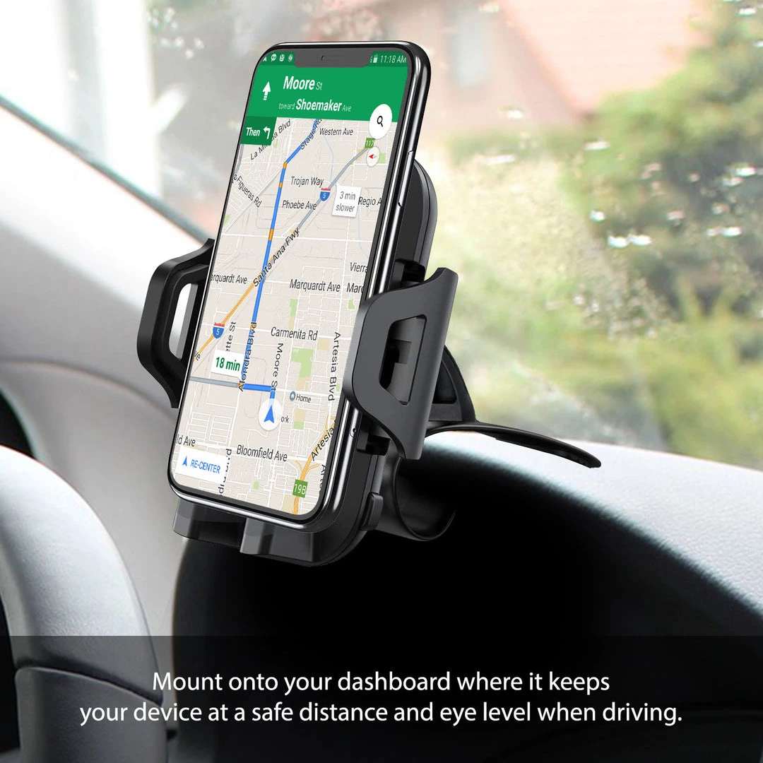 PHD260 - Dashboard Clip Phone Holder, Clip Mount With Non-Slip Clamp, Automatic Arm Release Button And 360 Degree Rotation For Apple IPhone XS Max, X/XR/XS, Samsung Galaxy Note 10/10 Plus And More – By Cellet Full Catalog 3 PHD260 - Dashboard Clip Phone Holder, Clip Mount With Non-Slip Clamp, Automatic Arm Release Button And 360 Degree Rotation For Apple IPhone XS Max, X/XR/XS, Samsung Galaxy Note 10/10 Plus And More – By Cellet Full Catalog