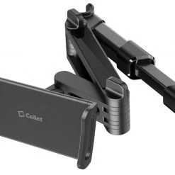 Full Catalog PH355BK - Universal Back Seat Headrest Tablet/Phone Mount Holder With Extendable Telescopic Arm And 360 Degree Rotation For Apple IPad, IPad Pro, IPad Mini, IPhones And Other Smartphones And Tablets (fits Up To 8”) By Cellet - Black