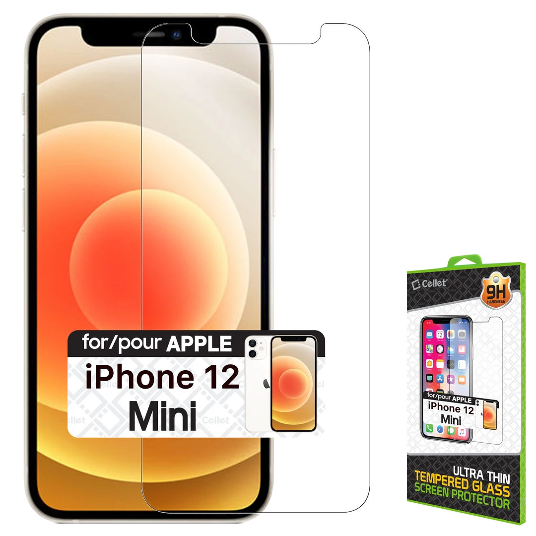 GoCellet SGIPH12MINI - Tempered Glass Screen Protector, 9H Hardness - IPhone 12 Mini Full Catalog 1 GoCellet SGIPH12MINI - Tempered Glass Screen Protector, 9H Hardness - IPhone 12 Mini Full Catalog