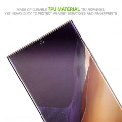 Full Catalog STSAMN20U - Cellet Samsung Galaxy Note 20 Ultra TPU Screen Protector, Full Coverage Flexible Film Screen Protector Compatible To Samsung Galaxy Note 20 Ultra