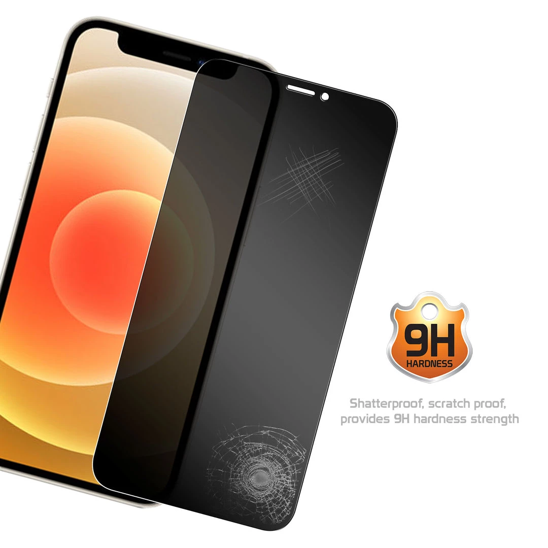 SYIPH12MINI - IPhone 12 Mini, Privacy Tempered Glass Screen Protector For Apple IPhone 12 Mini (0.8mm) By Cellet 4 SYIPH12MINI - IPhone 12 Mini, Privacy Tempered Glass Screen Protector For Apple IPhone 12 Mini (0.8mm) By Cellet