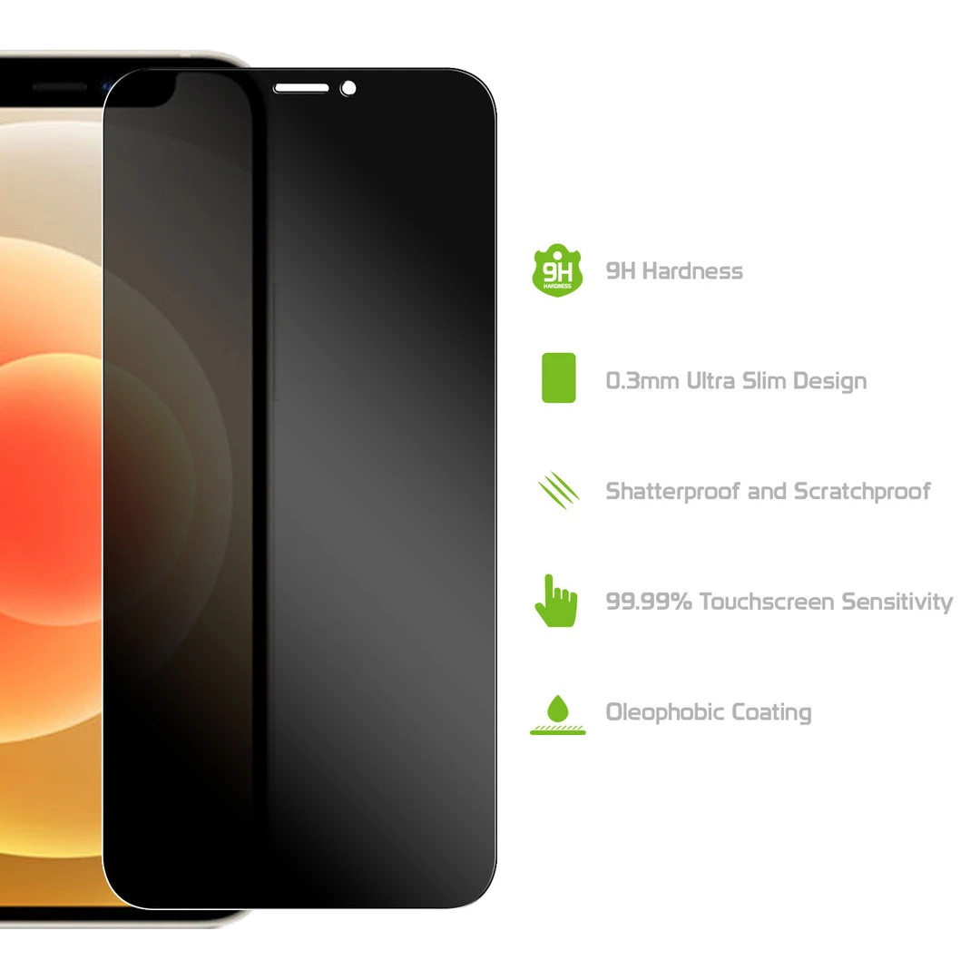 SYIPH12MINI - IPhone 12 Mini, Privacy Tempered Glass Screen Protector For Apple IPhone 12 Mini (0.8mm) By Cellet 5 SYIPH12MINI - IPhone 12 Mini, Privacy Tempered Glass Screen Protector For Apple IPhone 12 Mini (0.8mm) By Cellet