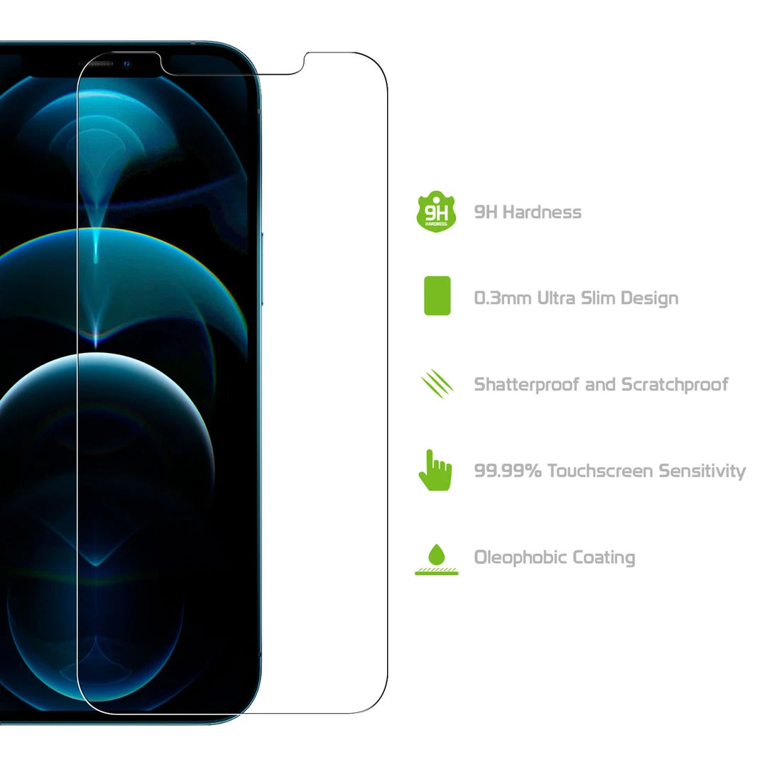 GoCellet Full Catalog SGIPH12PM - Tempered Glass Screen Protector, 9H Hardness - IPhone 12 Pro Max 5 GoCellet Full Catalog SGIPH12PM - Tempered Glass Screen Protector, 9H Hardness - IPhone 12 Pro Max