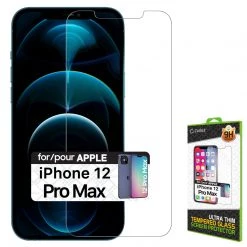 GoCellet Full Catalog SGIPH12PM - Tempered Glass Screen Protector, 9H Hardness - IPhone 12 Pro Max