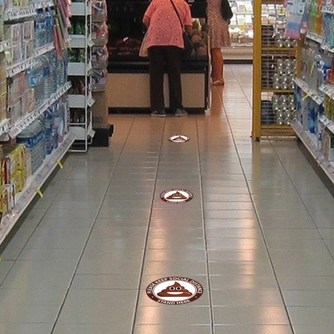 Cellet Full Catalog SK13 - 8 Pack 6FT Social Distancing Floor Decal, Anti-Slip Safety Social Distancing Floor Decal Marker For Banks, Shopping Centers, Grocery Stores And More 4 Cellet Full Catalog SK13 - 8 Pack 6FT Social Distancing Floor Decal, Anti-Slip Safety Social Distancing Floor Decal Marker For Banks, Shopping Centers, Grocery Stores And More