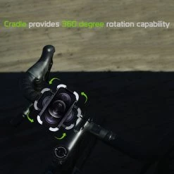 Cellet PHBIKE01 - Bike Smartphone Mount, Universal Heavy Duty Bicycle Holder Mount With 360 Degree Rotation Compatible To IPhone 12 Pro Max/12 Mini/12, IPhone 11 Pro Max/ 11 Pro/11, Samsung Galaxy Note 20/20 Plus And Other 4.7”-6.8” Devices Full Catalog