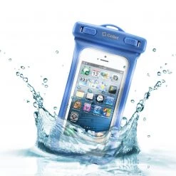 WATER5BL - Cellet Universal Waterproof Case For Apple IPhone 5 And Other Similar Sized Devices - Blue