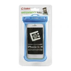 WATER5BL - Cellet Universal Waterproof Case For Apple IPhone 5 And Other Similar Sized Devices - Blue