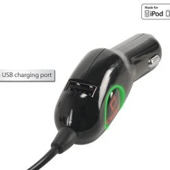 PAPPLEU - Cellet Extra USB Charging Port Plug In Car Charger With Green LED For Apple IPod Touch, Nano, IPhone 3G S, & IPhone 4 (Made For IPhone, Licensed By Apple) 7 PAPPLEU - Cellet Extra USB Charging Port Plug In Car Charger With Green LED For Apple IPod Touch, Nano, IPhone 3G S, & IPhone 4 (Made For IPhone, Licensed By Apple)