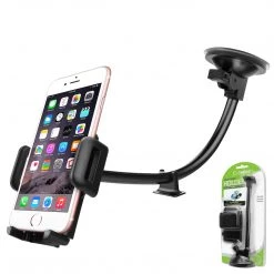 Cellet PH5SIL - Windshield/Dashboard Phone Mount, Heavy Duty Windshield/Dashboard Phone Mount Holder With Reusable Sticky Suction Cup