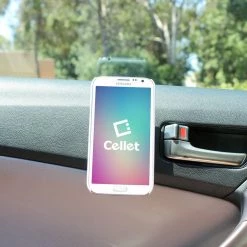 CLPE4TPK - Cellet 4-IN-1 PEANUT STYLE Trans Pink CLIP