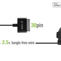 TUAPPLEB - Cellet Apple Licensed 5Watt (1Amp) 30 Pin Home And Travel Wall Charger For IPhone 4/4s, IPod Touch, IPod Nano Full Catalog