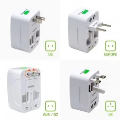 Cellet CNUNM - Worldwide All-In-One Universal Power Adapter - White 12 Cellet CNUNM - Worldwide All-In-One Universal Power Adapter - White
