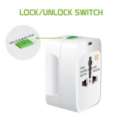Cellet CNUNM - Worldwide All-In-One Universal Power Adapter - White 13 Cellet CNUNM - Worldwide All-In-One Universal Power Adapter - White