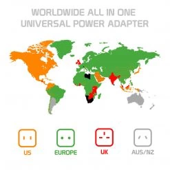 Cellet CNUNM - Worldwide All-In-One Universal Power Adapter - White 15 Cellet CNUNM - Worldwide All-In-One Universal Power Adapter - White