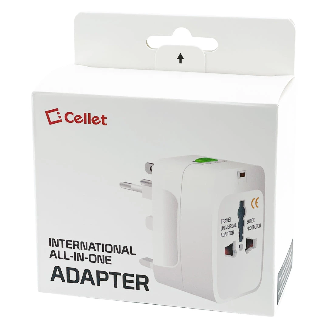 Cellet CNUNM - Worldwide All-In-One Universal Power Adapter - White 10 Cellet CNUNM - Worldwide All-In-One Universal Power Adapter - White