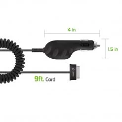 Cellet PSAMTABX - Samsung Car Charger, Samsung 30 Pin Car Charger With Coil Cable Full Catalog