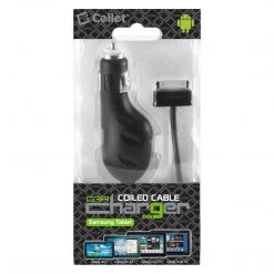 Cellet PSAMTABX - Samsung Car Charger, Samsung 30 Pin Car Charger With Coil Cable Full Catalog