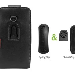 LTERP5 - Cellet Teramo Leather Case For Apple IPhone 5S, 5C, 5 With Spring And Swivel Clips Full Catalog