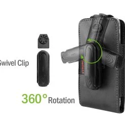 LTERP5 - Cellet Teramo Leather Case For Apple IPhone 5S, 5C, 5 With Spring And Swivel Clips Full Catalog