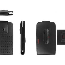 Full Catalog LTERS - Cellet Black Teramo Case With Cellet Removable Spring Clip For IPhone5, IPhone4 Samsung Galaxy S4, S3 And Other Similar Sized Phones