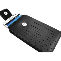 Full Catalog LTERS - Cellet Black Teramo Case With Cellet Removable Spring Clip For IPhone5, IPhone4 Samsung Galaxy S4, S3 And Other Similar Sized Phones