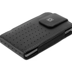 Full Catalog LTERS - Cellet Black Teramo Case With Cellet Removable Spring Clip For IPhone5, IPhone4 Samsung Galaxy S4, S3 And Other Similar Sized Phones