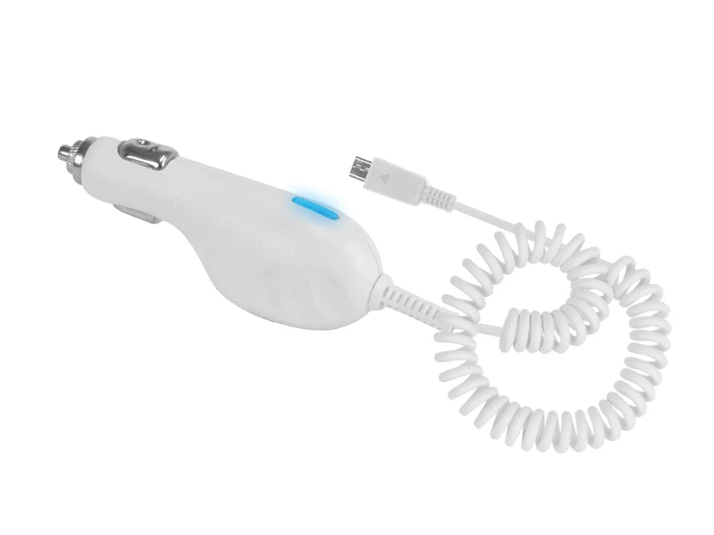 PMICROXW - Cellet White Micro USB Plug In Car Charger (800mA) 2 PMICROXW - Cellet White Micro USB Plug In Car Charger (800mA)