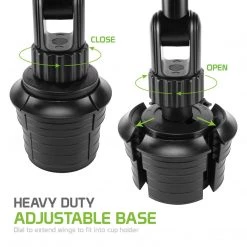 GoCellet PH600 - Cellet Car Phone Mount Holder Car Cup Holder Phone Holder Mount, Adjustable Compatible With Apple IPhone 12 Pro Max Mini 11 SE XS XR X 8 Plus Samsung Note 20 10 Galaxy S21 S20 Moto Pixel