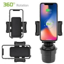 GoCellet PH600 - Cellet Car Phone Mount Holder Car Cup Holder Phone Holder Mount, Adjustable Compatible With Apple IPhone 12 Pro Max Mini 11 SE XS XR X 8 Plus Samsung Note 20 10 Galaxy S21 S20 Moto Pixel