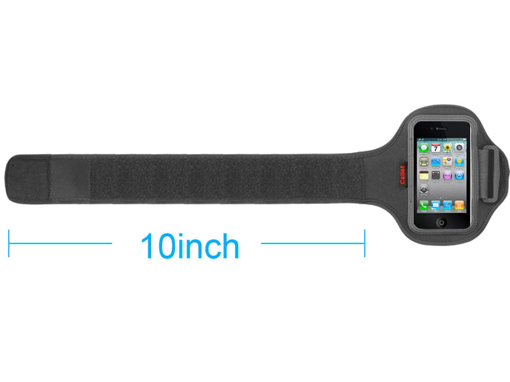 NEOIPH10 - Cellet Black Neo Armband For Apple IPhone 4 & 4S (10 Inch Long) Full Catalog 4 NEOIPH10 - Cellet Black Neo Armband For Apple IPhone 4 & 4S (10 Inch Long) Full Catalog