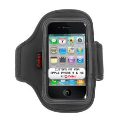 NEOIPH10 - Cellet Black Neo Armband For Apple IPhone 4 & 4S (10 Inch Long) Full Catalog
