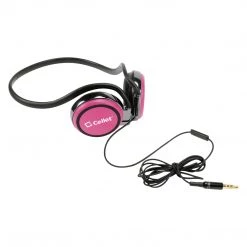 EP3560PK - Cellet Pink 3.5mm Stereo Neckband Earhook Hands Free Headset With Microphone (on & Off Switch) Full Catalog