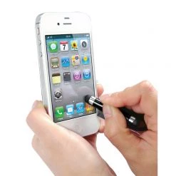 Cellet Full Catalog PENIPHBK - IPHONE BLACK STYLUS W/ NECK STRAP