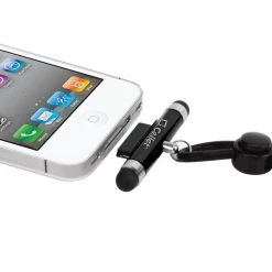 Cellet Full Catalog PENIPHBK - IPHONE BLACK STYLUS W/ NECK STRAP