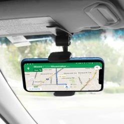 PH700 - Cellet Sun Visor Clip Phone Mount Holder With 360 Degree Rotation Compatible To IPhone XS Max, XS/XR, 8/8 Plus, Samsung Galaxy S10, S10 Plus, S10e, Note 9/8/7, LG V50, V40 ThinQ, G7 ThinQ