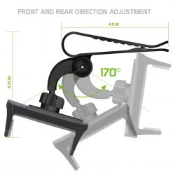 PH700 - Cellet Sun Visor Clip Phone Mount Holder With 360 Degree Rotation Compatible To IPhone XS Max, XS/XR, 8/8 Plus, Samsung Galaxy S10, S10 Plus, S10e, Note 9/8/7, LG V50, V40 ThinQ, G7 ThinQ