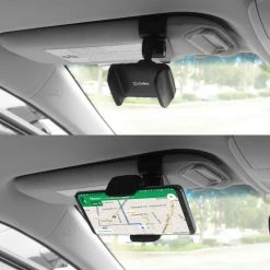 PH700 - Cellet Sun Visor Clip Phone Mount Holder With 360 Degree Rotation Compatible To IPhone XS Max, XS/XR, 8/8 Plus, Samsung Galaxy S10, S10 Plus, S10e, Note 9/8/7, LG V50, V40 ThinQ, G7 ThinQ