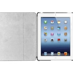 Cellet Full Catalog LAPPIPAD31BK - IPad 2, IPad 3, And IPad 4 Protective Case Cover With Folding Media Kickstand - Black