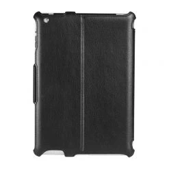 Cellet Full Catalog LAPPIPD303 - Apple IPad 3 Black Leather Case With Media Kickstand 4 Adjustable Angles