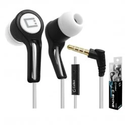 Cellet Wholesale Full Catalog KEP330 - C.Shine 3.5mm Stereo Sound Hands-Free Headphones With Microphone - White/Black