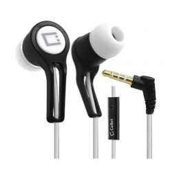 Cellet Wholesale Full Catalog KEP330 - C.Shine 3.5mm Stereo Sound Hands-Free Headphones With Microphone - White/Black