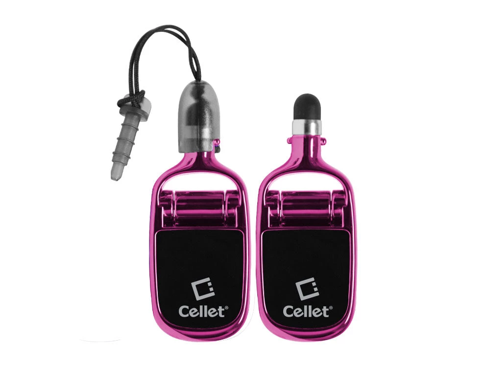 Cellet PEN600RD - RED STYLUS WITH SCREEN CLEANER 2 Cellet PEN600RD - RED STYLUS WITH SCREEN CLEANER