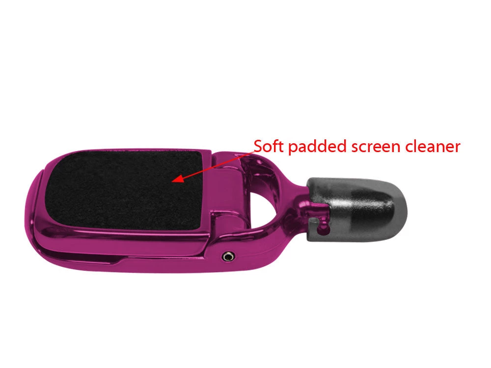 Cellet PEN600RD - RED STYLUS WITH SCREEN CLEANER 7 Cellet PEN600RD - RED STYLUS WITH SCREEN CLEANER