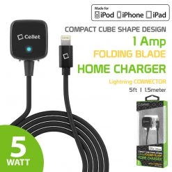Cellet TCAPP5GB - MFi 1 Amp Lightning 8 Pin Home Charger Full Catalog