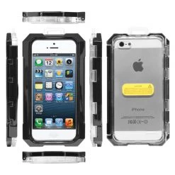 Cellet WATERBK - Black Waterproof Case For IPhone 5